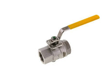 Válvula de bola de acero inoxidable de 2 vías para gas de 1 pulgada Rp