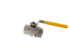 Válvula de bola de acero inoxidable de 2 vías para gas de 1 pulgada Rp