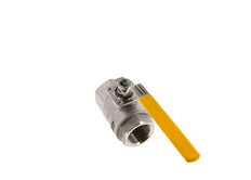 Válvula de bola de acero inoxidable de 2 vías para gas de 1 pulgada Rp