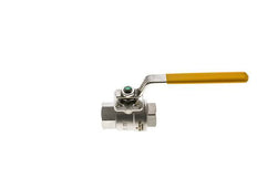 Válvula de bola de acero inoxidable de 2 vías para oxígeno Rp 3/4 pulgadas