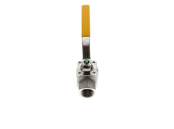 Válvula de bola de acero inoxidable de 2 vías para oxígeno Rp 3/4 pulgadas