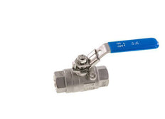 Válvula de bola de acero inoxidable de 2 vías G 1/2 pulgadas