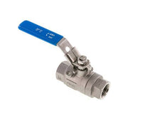 Válvula de bola de acero inoxidable de 2 vías G 1/2 pulgadas