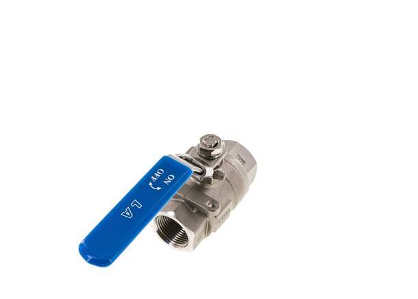 G Válvula de bola de 2 vías de acero inoxidable de 3/4 de pulgada