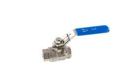 G Válvula de bola de acero inoxidable de 2 vías de 3/8 pulgadas