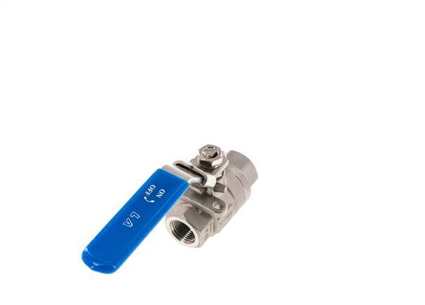 G Válvula de bola de acero inoxidable de 2 vías de 3/8 pulgadas
