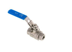 G Válvula de bola de acero inoxidable de 2 vías de 3/8 pulgadas