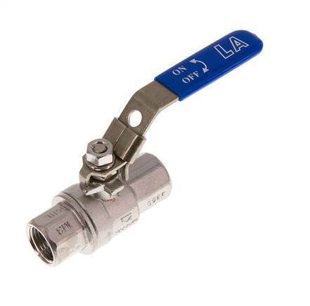 G 1/2 pulgadas PN 63 Válvula de bola de acero inoxidable de 2 vías