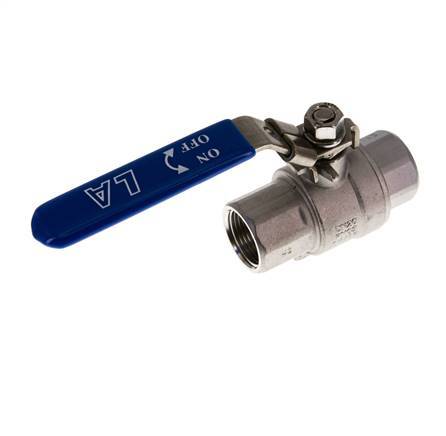 G 3/4 pulgadas PN 63 Válvula de bola de acero inoxidable de 2 vías