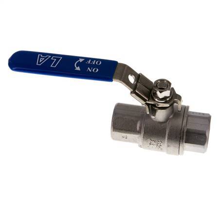 G 3/4 pulgadas PN 63 Válvula de bola de acero inoxidable de 2 vías