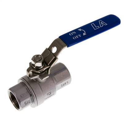 G 3/4 pulgadas PN 63 Válvula de bola de acero inoxidable de 2 vías