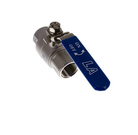 G 3/4 pulgadas PN 63 Válvula de bola de acero inoxidable de 2 vías
