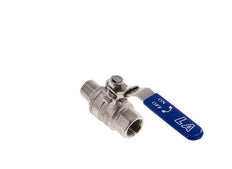 Válvula de bola de acero inoxidable de 2 vías macho a hembra R/Rp 1/2 pulgadas PN 63