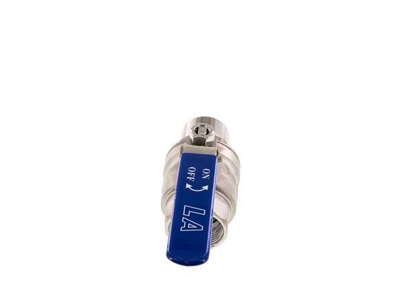 Válvula de bola de acero inoxidable de 2 vías macho a hembra R/Rp 1-1/2 pulgadas PN 63