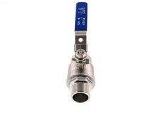 Válvula de bola de acero inoxidable de 2 vías macho a hembra R/Rp 1-1/4 pulgadas PN 63