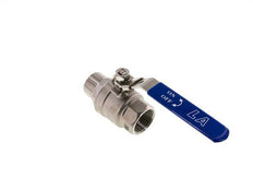 Válvula de bola de acero inoxidable de 2 vías macho a hembra R/Rp 1-1/4 pulgadas PN 63