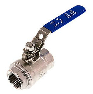 G Válvula de bola de acero inoxidable de 2 pulgadas compacta PN 63 de 2 vías