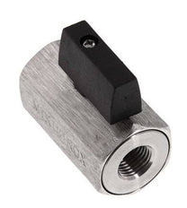 G 1/4 de pulgada Miniválvula de bola de 2 vías de acero inoxidable 25 Bar