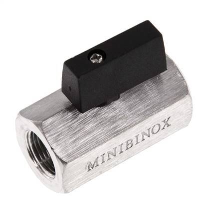 G Válvula de bola de acero inoxidable de 2 vías de 3/8 pulgadas y 25 bares