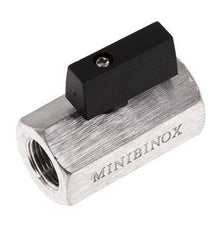 G Válvula de bola de acero inoxidable de 2 vías de 3/8 pulgadas y 25 bares