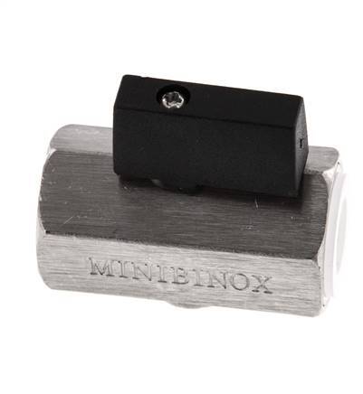 G Válvula de bola de acero inoxidable de 2 vías de 3/8 pulgadas y 25 bares