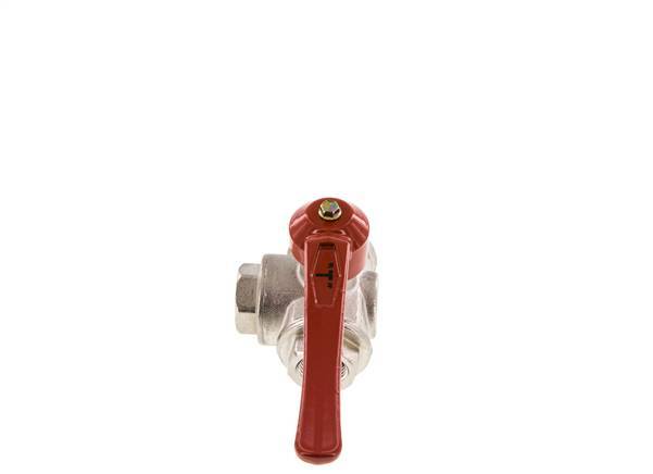 Válvula de bola de 3 vías en T G1/2'' Latón PTFE/NBR 50 bar - BL3BM