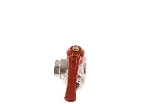 G3/4'' Válvula de bola de 3 vías con puerto en T Latón PTFE/NBR 50 bar - BL3BM