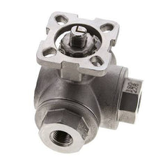Válvula de bola de acero inoxidable de 3 vías G1/4'' puerto en L ISO-Top 63bar - BL3SA