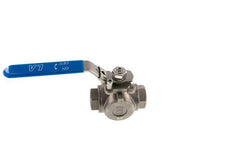 G 1 Pulgada Válvula De Bola De Acero Inoxidable De 3 Vías En L