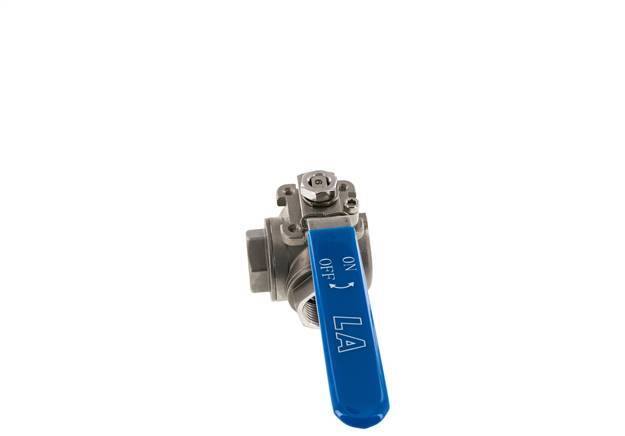 G 1 Pulgada Válvula De Bola De Acero Inoxidable De 3 Vías En L