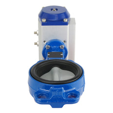 Válvula de mariposa neumática tipo wafer DN65 (2-1/2 pulgadas) GGG40-Acero inoxidable-EPDM Spring Open - BFLW