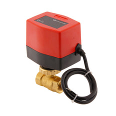 Válvula de bola electrica BW2 1/2'' Rele de 2 vías 24V AC