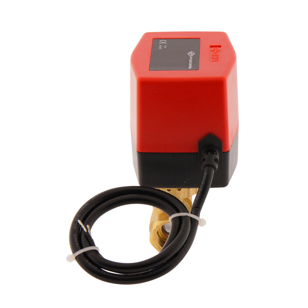 Válvula de bola electrica BW2 1/2'' 2 vías 24V DC 3 puntos