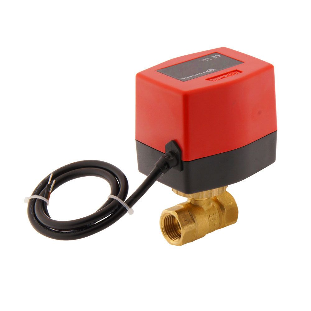 Válvula de bola electrica BW2 1/2'' 2 vías 230V AC 3 puntos