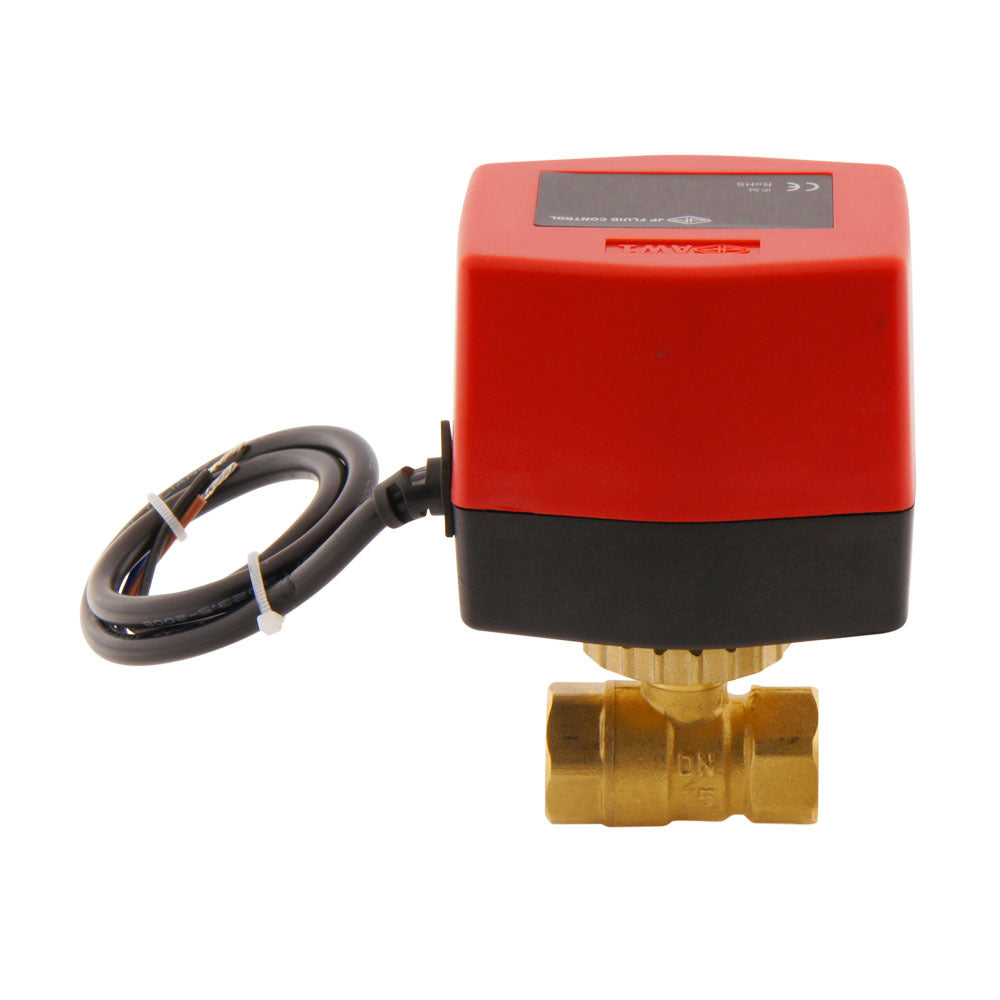 Válvula de bola electrica BW2 1/2'' Rele de 2 vías 24V DC