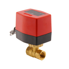Válvula de bola electrica BW2 1/2'' 2 vías 24V AC 3 puntos