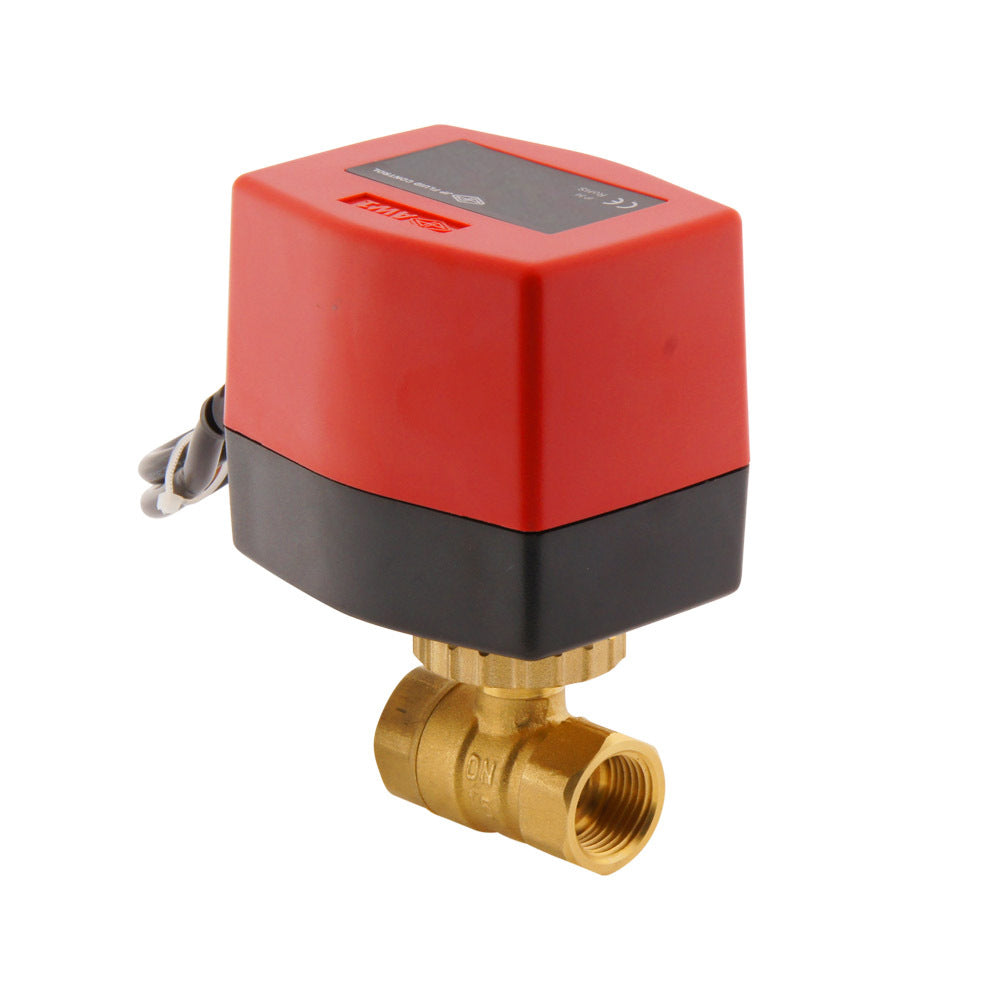 Válvula de bola electrica BW2 1/2'' 2 vías 24V DC 3 puntos