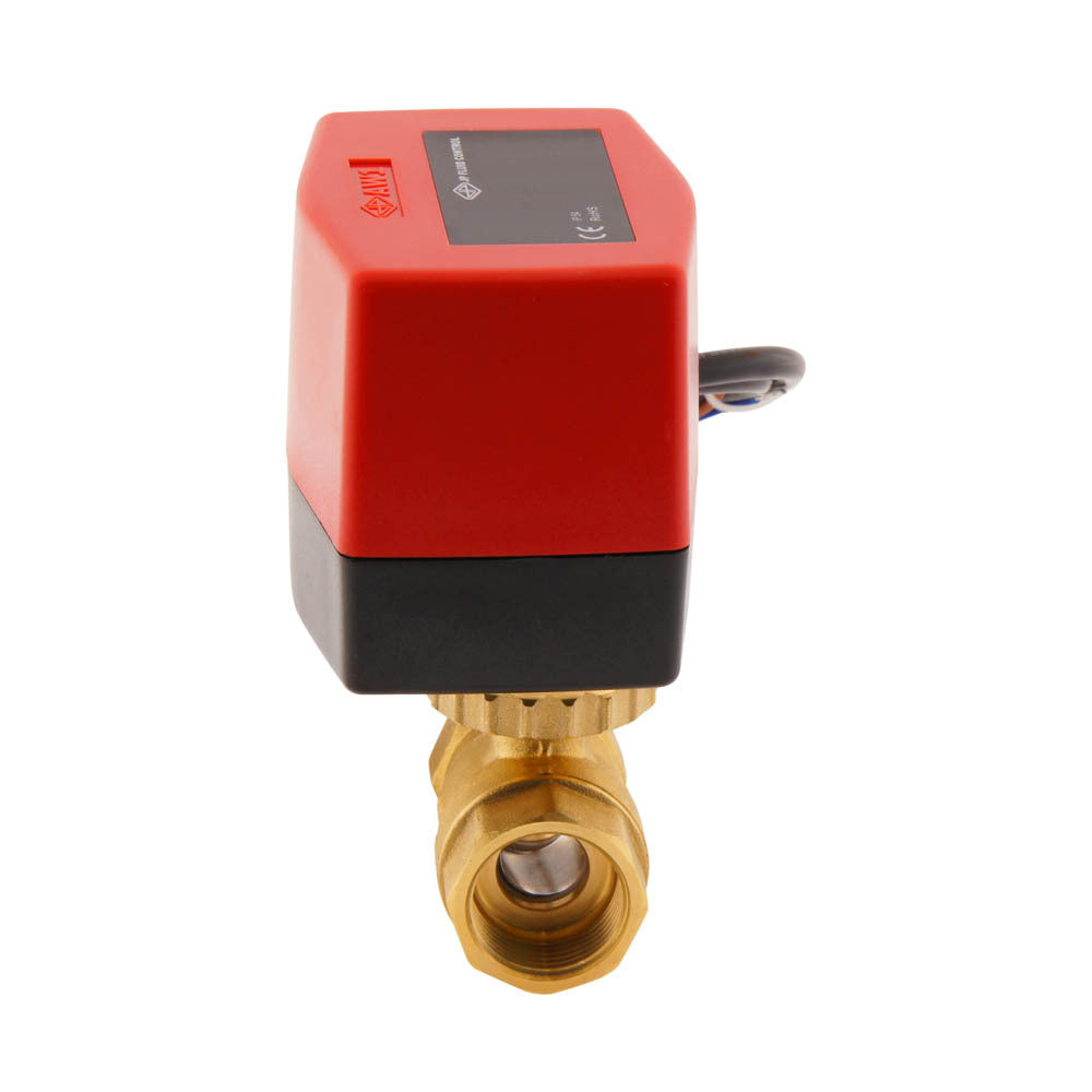 Válvula de bola electrica BW2 3/4'' 2 vías 12V DC rele