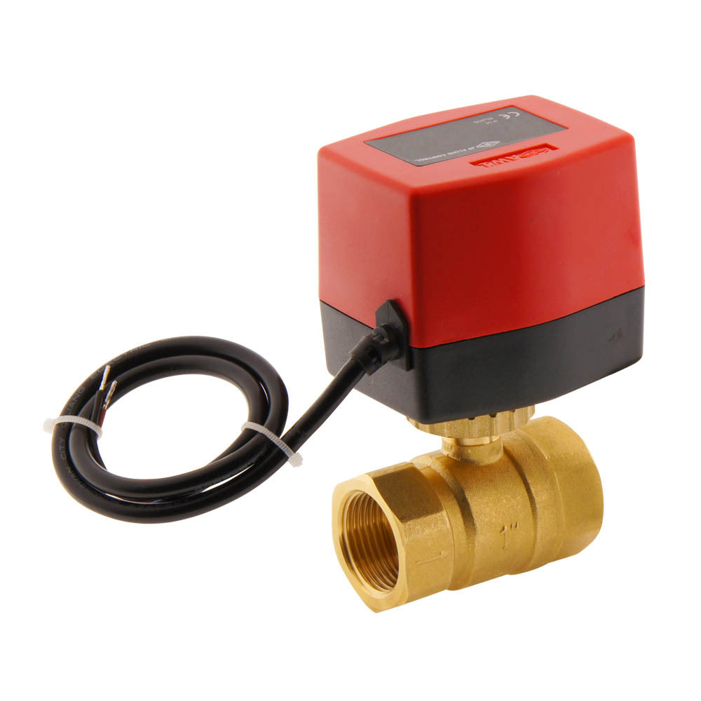 Válvula de bola electrica BW2 1'' 2 vías 12V DC rele