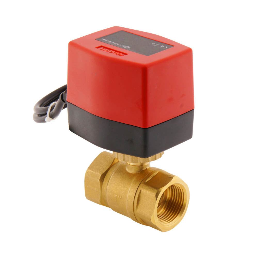 Válvula de bola electrica BW2 1'' 2 vías 24V AC 3 puntos