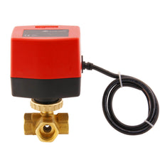 Válvula de bola electrica BW3 1/2'' Rele de 3 vías 24V AC