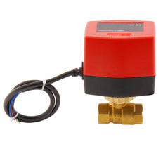 Válvula de bola electrica BW3 1/2'' 3 vías 120V AC 3 puntos