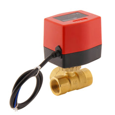 Válvula de bola electrica BW3 3/4'' 3 vías 120V AC 3 puntos