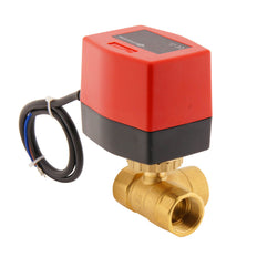 Válvula de bola electrica BW3 3/4'' 3 vías 24V AC 3 puntos