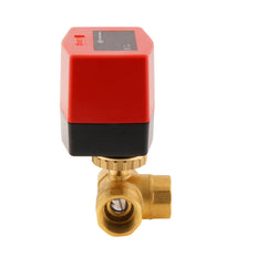 Válvula de bola electrica BW3 3/4'' 3 vías 120V AC 3 puntos