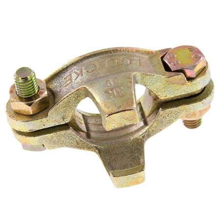 Abrazadera de seguridad para manguera de fundición maleable 35-42 mm Acoplamiento de garras giratorias DIN 20039B