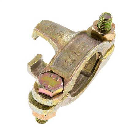 Abrazadera de seguridad para manguera de fundición maleable 35-42 mm Acoplamiento de garras giratorias DIN 20039B