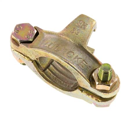 Abrazadera de seguridad para manguera de fundición maleable 35-42 mm Acoplamiento de garras giratorias DIN 20039B