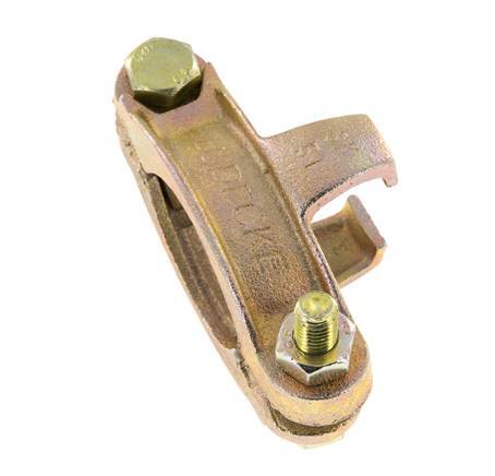 Abrazadera de seguridad para manguera de fundición maleable 45-53 mm Acoplamiento de garras giratorias DIN 20039B