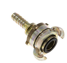 Acoplamiento de garras giratorias de hierro fundido DN 10 DIN 3238 Cuello de lengüeta de manguera de 13 mm (1/2'')